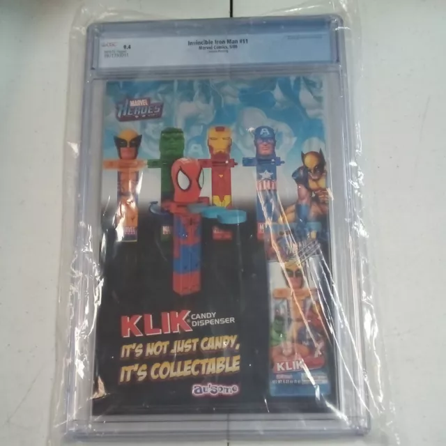 Invincible Iron Man #11 2nd Printing CGC 9.4 2