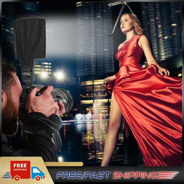 Foldable Photo Flash Softbox Reflector for Studio Photography Flash Speedlight