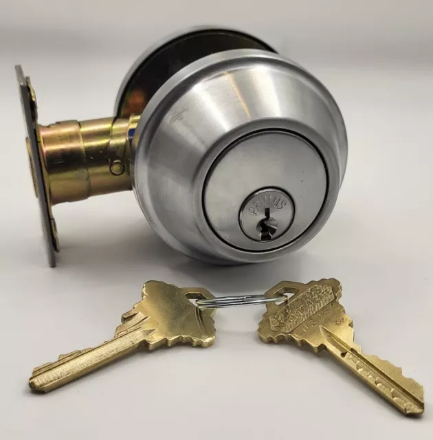 Grade 2 Single Cylinder Deadbolt W/Schlage Primus High Security, Comes W/2 Keys