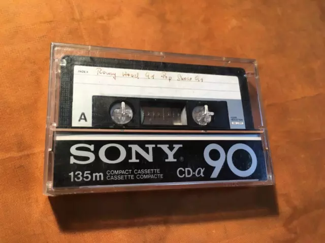 1 x SONY CD-alpha  90 Cassette,IEC II/High Position,guter Zustand,1979,rare