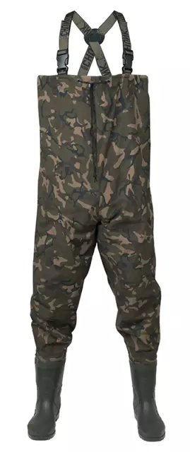 Fox Chunk Camo Lightweight waders size 9 CFW112