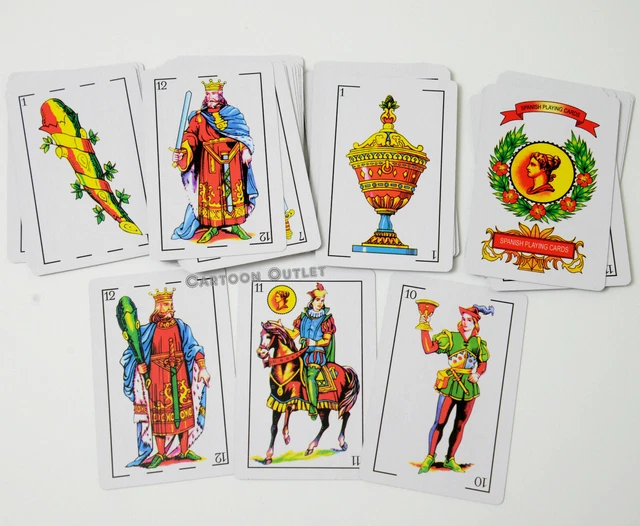 MEXICAN SPANISH PLAYING Cards Game Bingo Tarot Baraja Card Game King