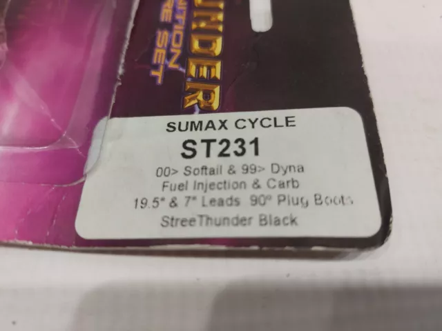Harley Davidson Sumax 8mm Plug Wire Kit (ST231) 2
