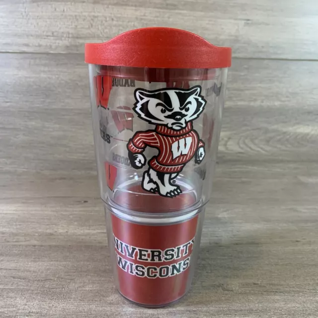 Tervis Tumbler University of Wisconsin Badgers 24 oz Large Red Travel Mug Cup