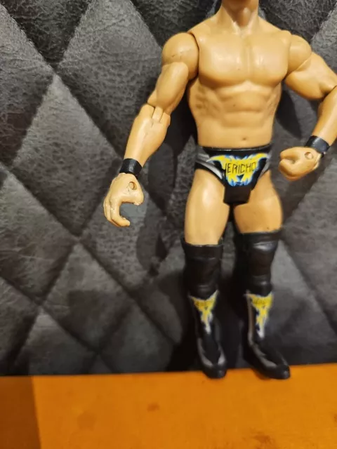 2011 WWE Chris Jericho Y2J Black Basic Wrestling Action Figure Loose 3