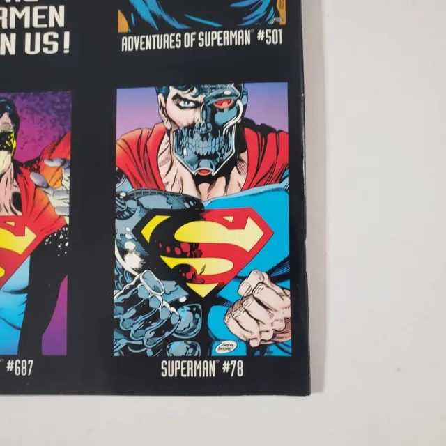 Superman The Man of Steel #22 Reign of the Superman Die Cut DC Comic Book 1993 11