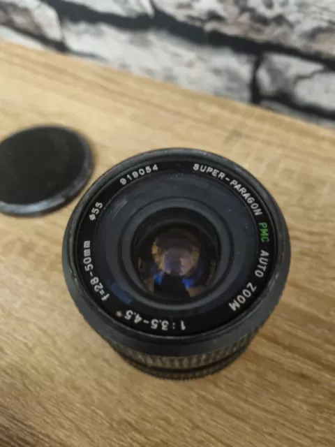 ✨️Super-Paragon PMC 28-50mm 1:3.5-4.5 Auto Zoom Lens untested ✨️