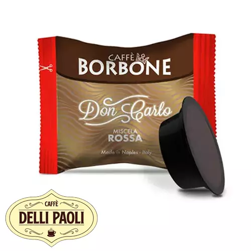 da 1 a 300 Capsule Caffè Borbone Don Carlo Red Rossa compatibili a Modo Mio *