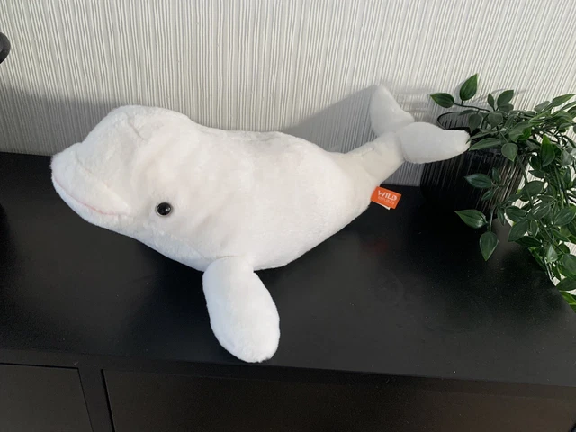 WILD REPUBLIC BELUGA whale plush £7.50 - PicClick UK