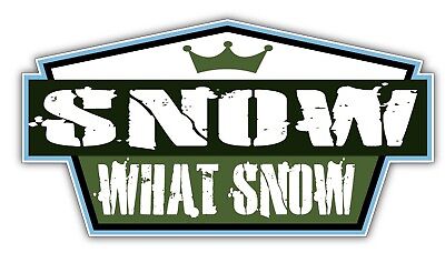 SNOW WHAT SNOW 4x4 land rover discovery series 2 sticker 150mm wide