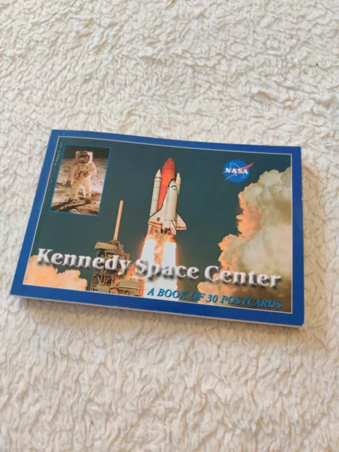 Vintage Kennedy Space Center Postcard Book Space NASA Apollo Saturn V Astronauts
