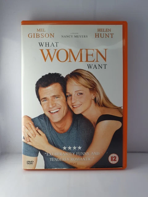 WHAT WOMEN WANT - DVD (2000) Romance/Comedy 🎬 - FREE 🇬🇧 P&P