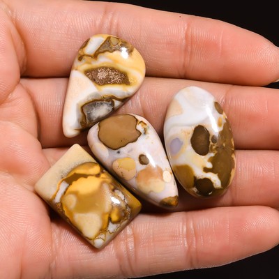 35 Carats Naturel Cobra Jasper Cabochon Forme Coeur Desseré Pierre Précieuse A 