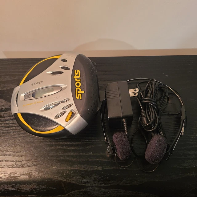 SONY WALKMAN CD Player - Sports - D-SJ15 - Tested & Working