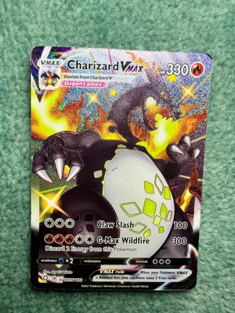 Carte Pokémon Or Argent Noir Espagne Vmax GX Energy, Charizard