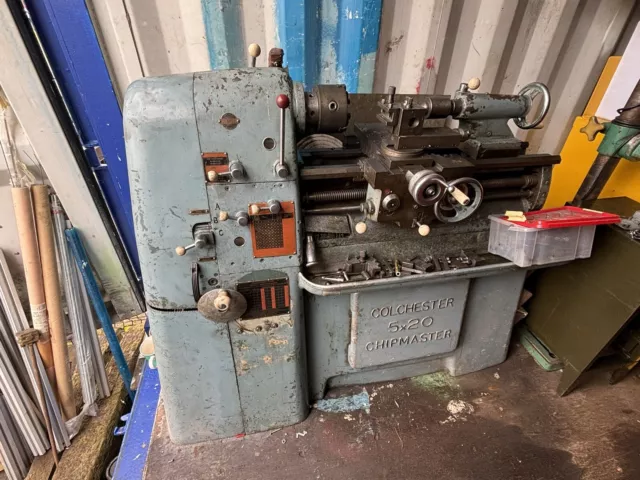 Colchester Chipmaster Lathe 5” x 20” working order