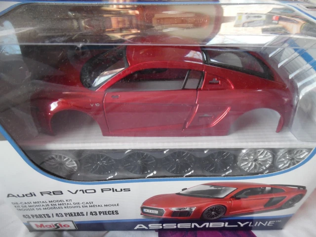Matrix Line Audi R8 MAISTO ASSEMBLY LINE die-cast model Audi R8 V110 Plus ca2019 1/24th £15 ...