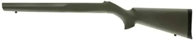 Hogue OverMolded Rifle Stock fits Ruger 10-22 with Bull Barrel OD Green