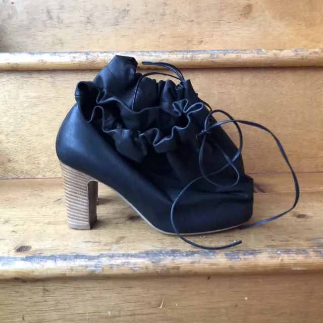 Sac en cuir noir Vivienne Westwood bottes taille 3