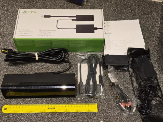 Microsoft Xbox One S X Official Kinect 2.0 Sensor Pc Usb Connection Adapter 1637