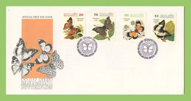 Malawi 1993 Butterflies set First Day Cover