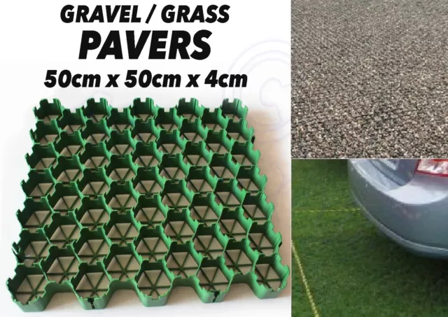 160 x Gravel or Grass GRID Paver Base Path Greenhouse Deck Lawn Gravel Driveway