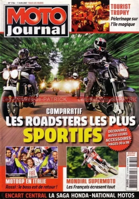 MOTO JOURNAL 1764 Essai BENELLI 1130 TnT KAWASAKI Z1000 TRIUMPH 1030 DUCATI 998