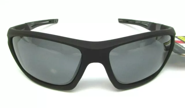 Foster Grant IronMan Polarized Black Sunglasses ZEAL 100% UV NEW See Description