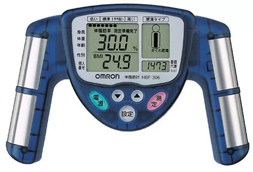 Omron body fat meter Composition & Scale HBF-306-A Blue Japan