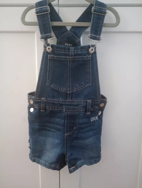 DKNY Overall Shorts Denim Size 4T