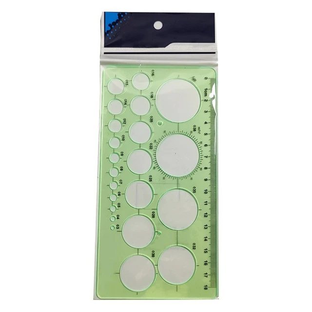 Outil De Création De Dessin De Cercle, Règle De Modèle Rond Rotatif Réglable, Outil Géométrique De Dessin De Cercles Avec Couteau à Découper : Artist