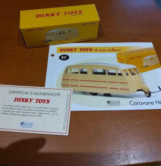 Jouet ancien DINKY TOYS MECCANO caravane ref 811 made in France