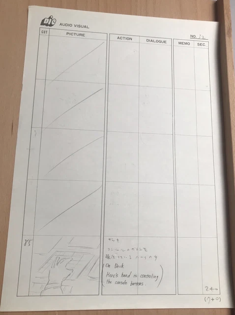 JAYCE AND THE WHEELED WARRIORS Original Animation STORYBOARD Art Drawing DIC Ent