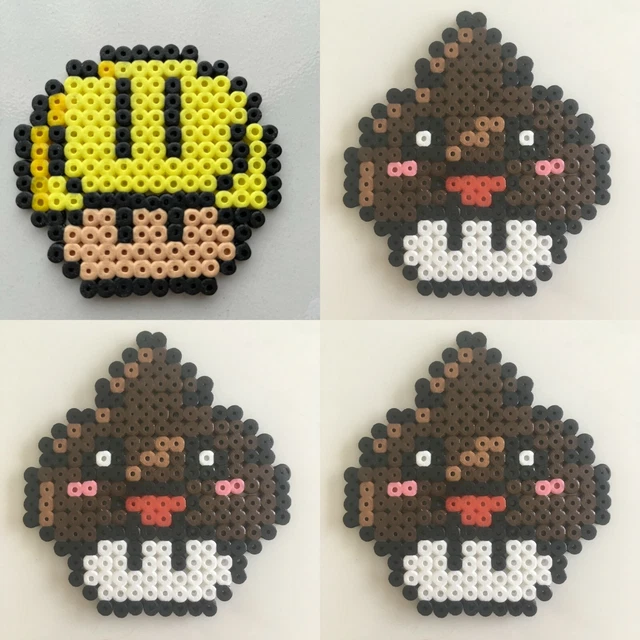 PIXEL ART / Perles A Repasser Champignon Smiley EUR 2,00 - PicClick FR