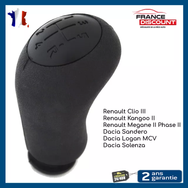 POMMEAU DE LEVIER 5 VITESSE Prévu Pour CLIO 3 KANGOO MEGANE SCENIC 2 8200079112