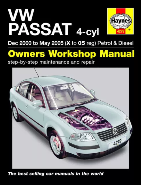 VW Passat Petrol & Diesel (Dec 00 - May 05) Haynes Repair Manual (Paperback)