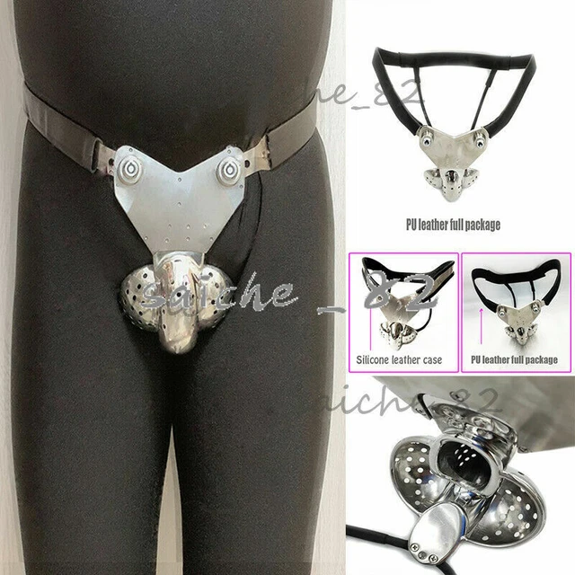 Stainless Steel Male Chastity Belt Adjustable main image 1