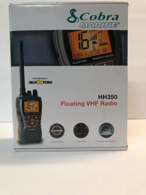 Radio VHF flotante Cobra MR HH350 FLT 6 vatios - blanca