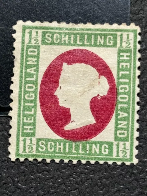 HELIGOLAND stamp GERMANY 1873 QV  1/4 Sch  / NG / MA138