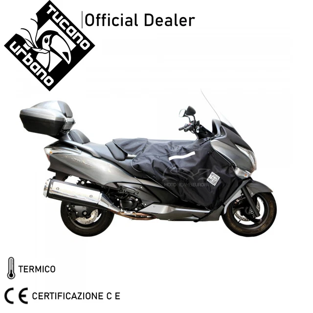 Tucano Urbano R076N TERMOSCUD Legcover met schroeven, zwart, enkele maat