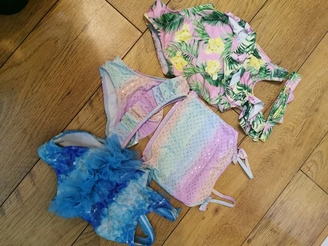 Costume da bagno ragazza River Island 2-3 pacchetto F&F, primark