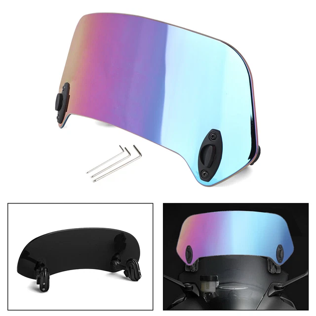 Universal Adjustable Clip On Windshield Extension Wind Deflector Iridium Y3