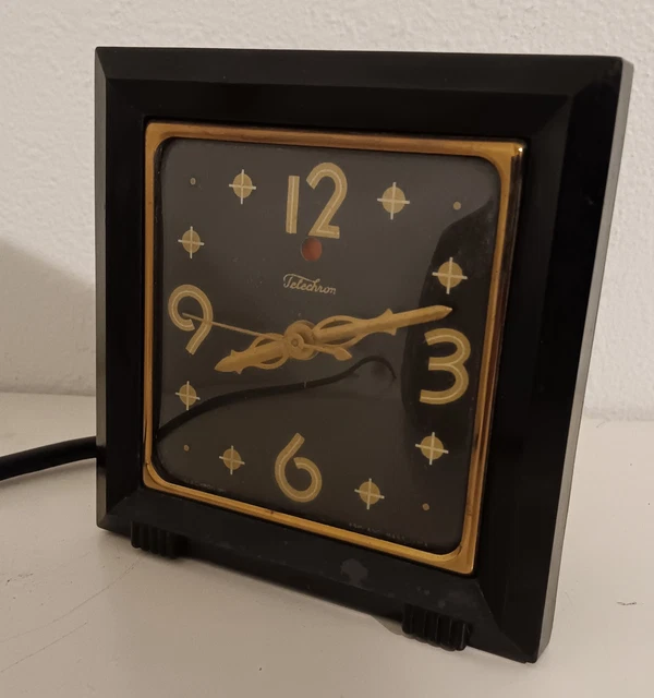 Telechron 910 VINTAGE TELECHRON ELECTRIC Clock Mid Century Modern Working £57.44 ...