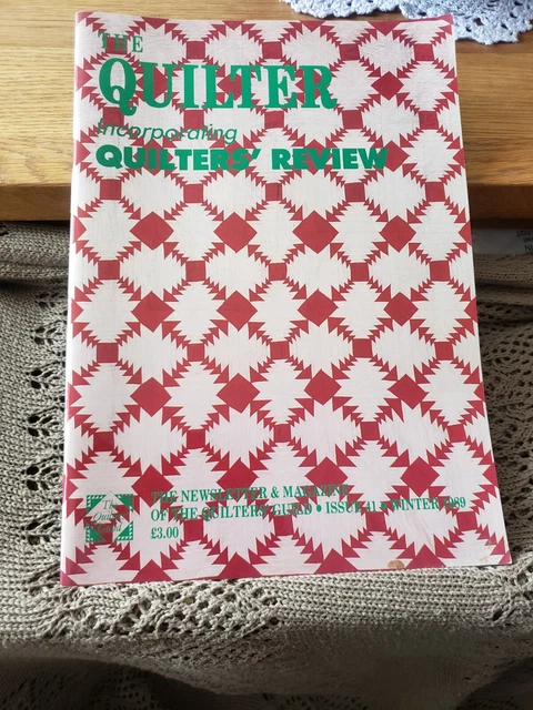 The Quilter Boletín/Edición De Revista 41 Invierno 89 ~ Excelente Estado