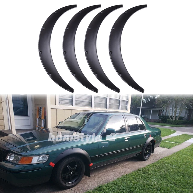 thumbnail image 2 of KEEPDSGN Flexible Fender Flares For Mercury Grand Marquis – 32-35 Inch, Extra Wide, Black PU 2 of 6
