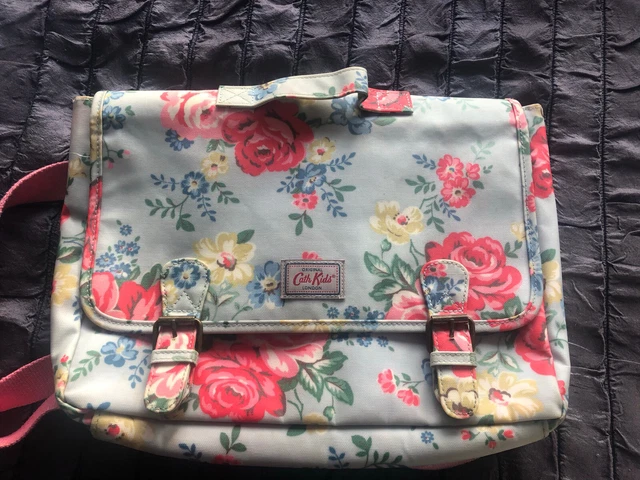 Sac à dos floral en toile Cath Kidston enfants sac à huile/sac à dos sac d'école bâton rose