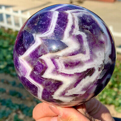 2.32LBRare High Quality Purple Dream Amethyst Quartz Crystal Sphere Healing Ball