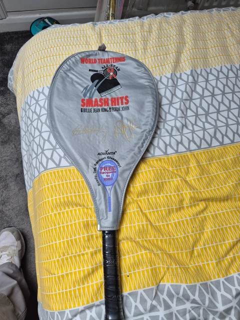 ELTON JOHN & Billie Jean King Signed Tennis Racket £175.99 - PicClick UK