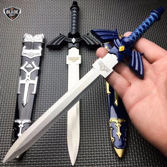 2 PC Legend of Zelda Hylian Hyrule Ocarina of Time Master Dagger Sword Short NEW