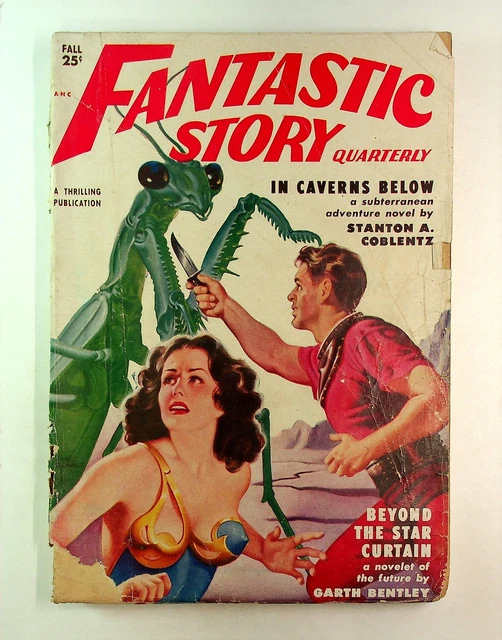 Fantastic Story Magazine Pulp Sep 1950 Vol. 1 #3 FR/GD 1.5